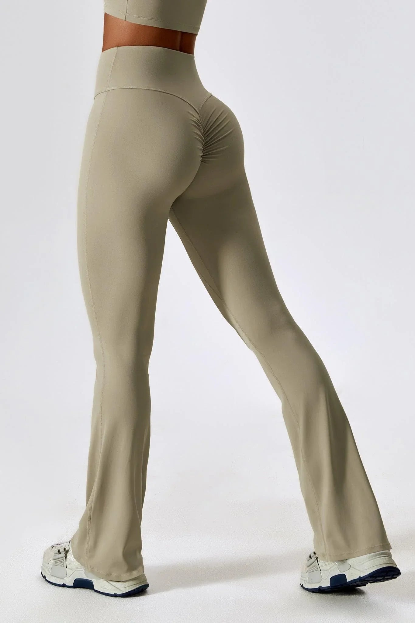 Flare Leggings - Beige