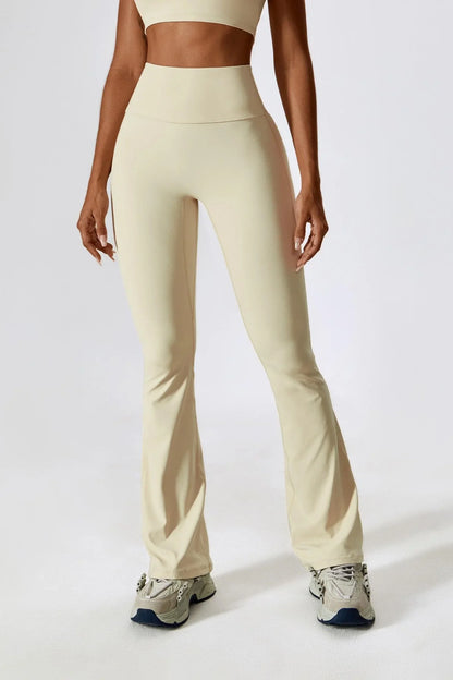 Flare Leggings - Beige