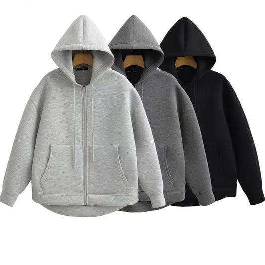 Oversized Zip - Hoodie